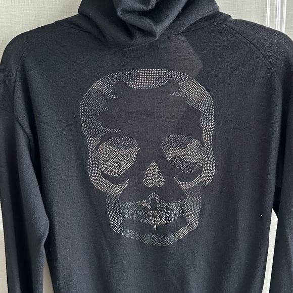 ZADIG&VOLTAIRE 100% Cashmere black zip hoodie - Picture 1 of 7